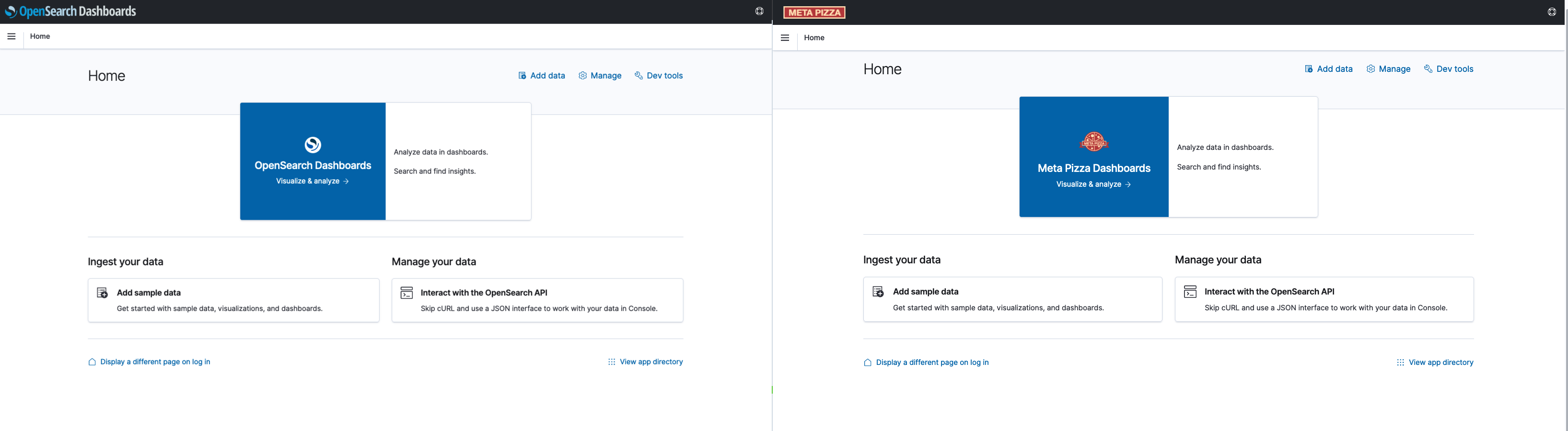 Custom Dashboard Branding