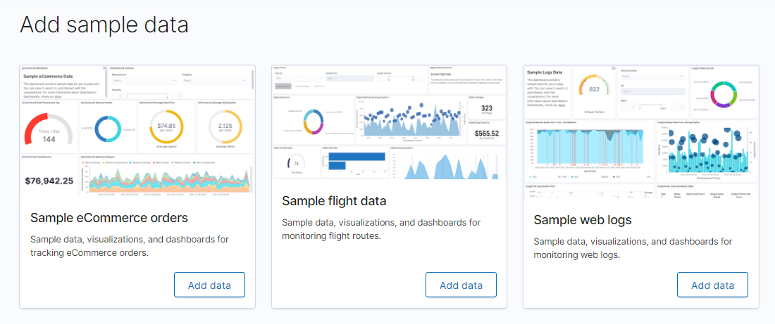 Add Sample Data