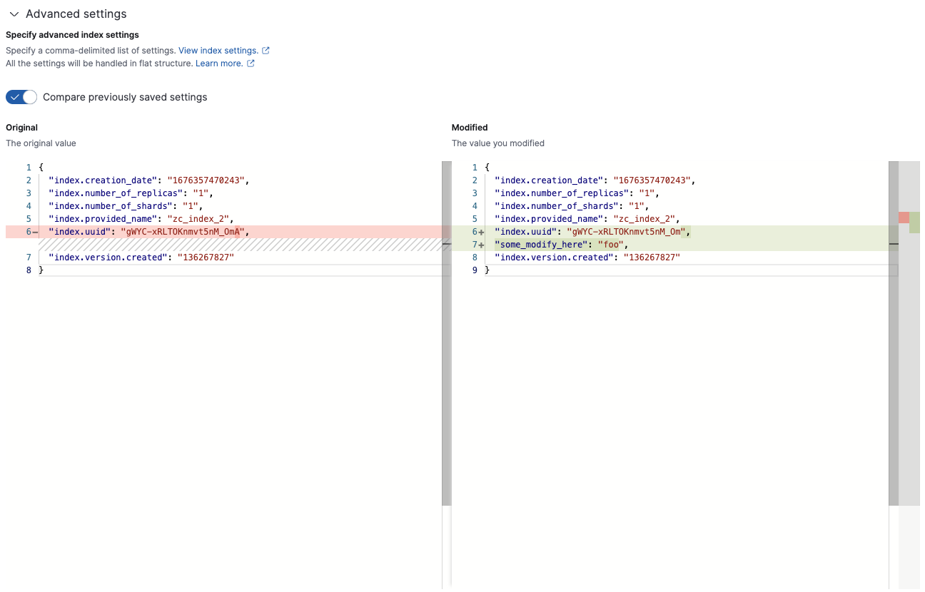 JSON diff editor
