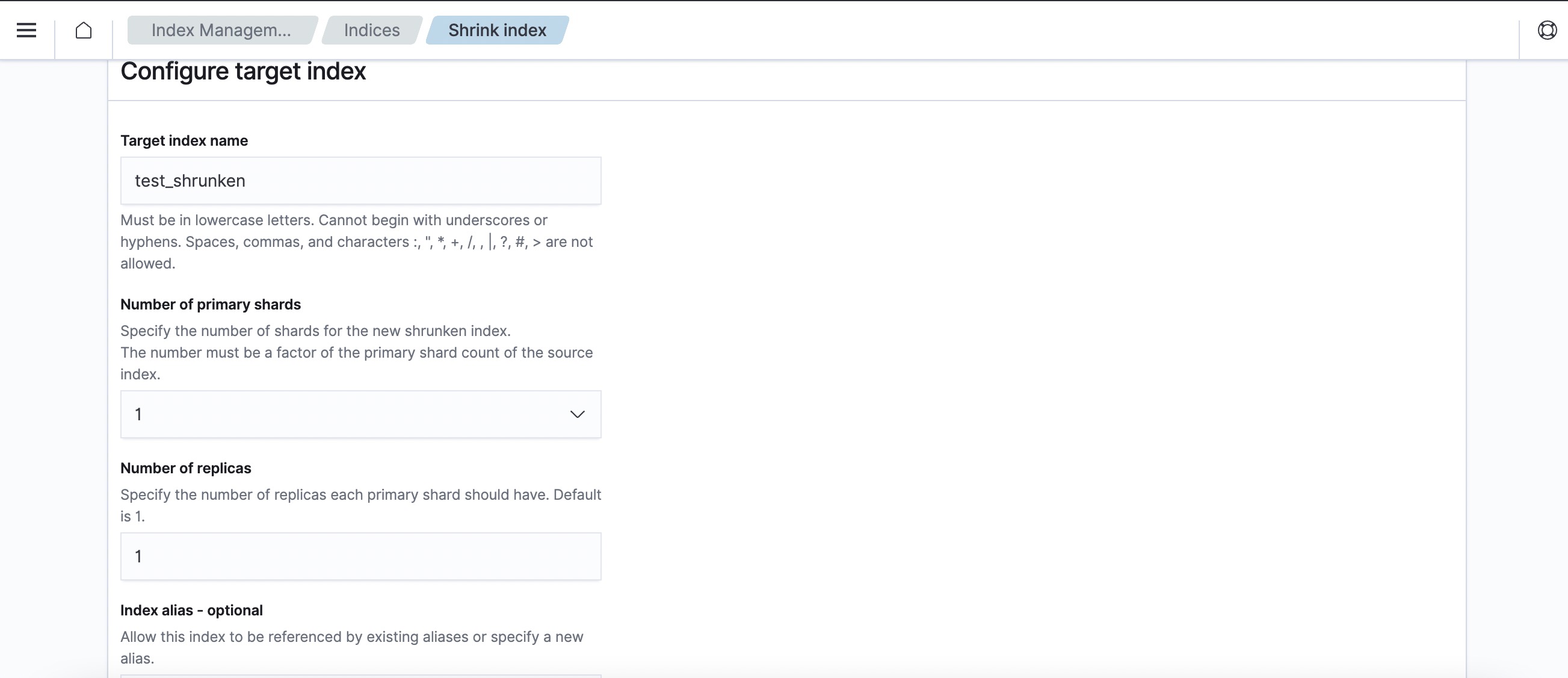 Image: Shrink-configure
